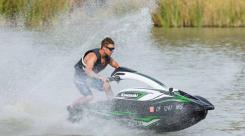 Jonathan Rea tries out the 2017 Kawasaki JetSki SX-R