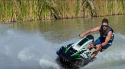 Jonathan Rea tries out the 2017 Kawasaki JetSki SX-R