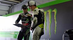 Jonathan Rea and Clement Desalle - Kawasaki Ninja ZX-10R - Kawasaki KX450F - Motorland Aragon