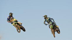 Jonathan Rea and Clement Desalle - Kawasaki Ninja ZX-10R - Kawasaki KX450F - Motorland Aragon