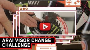 Embedded thumbnail for Arai Visor Change Challenge